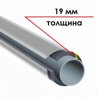 Трубка K-FLEX 19x035-1 ST IC CLAD SR